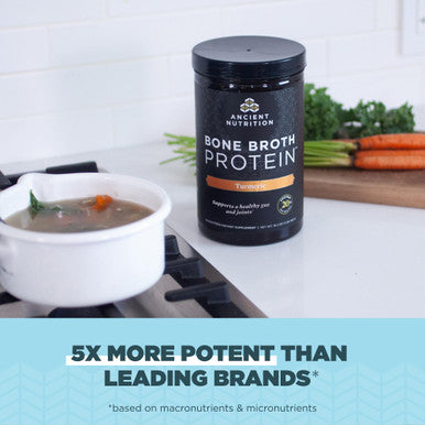 Ancient Nutrition Bone Broth Protein Turmeric 20 Servings
