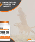 Bulksupplements.Com Krill Oil 1000Mg Softgels - Krill Oil Supplement, Antarctic Krill Oil, Dha Supplements - Krill Oil Omega 3, 2 Krill Oil Softgels Per Serving (1000Mg), 120 Softgels
