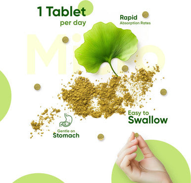 Weightworld Ginkgo Biloba 6000mg and Ginseng 600mg per Tablet 365 High Strength Vegan Ginkgo Biloba Tablets 28.8mg Flavone Glycosides and 7.2mg Terpene Lactones Siberian Ginseng and Ginkgo Biloba
