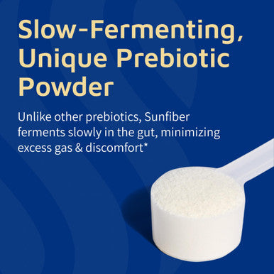 Tomorrow's Nutrition Sunfiber Soluble Prebiotic Fiber Support for Digestive Wellness with Guar Fiber Low FODMAP Vegan 90 Servings