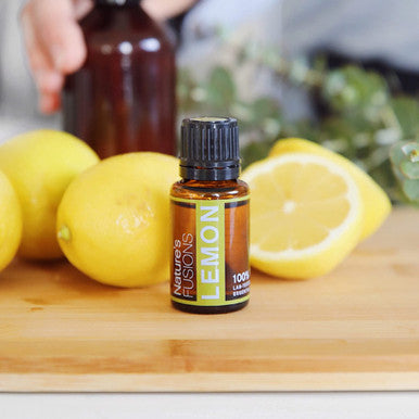 Nature s Fusions Lemon 100% Pure and Essential Oils 15 mL