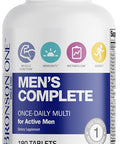 Bronson One Daily Men S Complete Multivitamin Multimineral Once-Daily Multi For Active Men, 180 Tablets