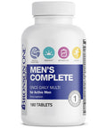 Bronson ONE Daily Mens Complete Multivitamin Multimineral Once-Daily Multi for Active Men, 180 Tablets