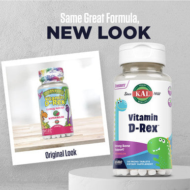 KAL Vitamin D-Rex ActivMelt 600iu | 120ct