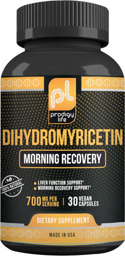 Dihydromyricetin (DHM) Supplement - Better Morning Recovery and Liver Detox Support Pills - with Milk Thistle Extract (400 mg) - 30 ct
