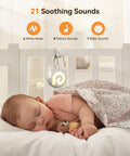 Dreamegg Portable Sound Machine Baby - D11 White Noise Machine For Baby Sleeping With Night Light White Noise Lullaby Nature Sounds Child Lock Usb Rechargeable Sound Machine For Travel Nursery