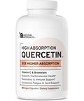 Natural Approach High Absorption Quercetin Phytosome - 50X More Bioavailable - With Bromelain & Vitamin C - Immune Support, Seasonal Allergy Relief & Cellular Health - Antioxidant Vegan Supplement - 60 Capsules