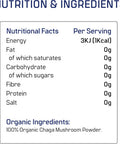 Chaga Mushroom Powder | 2,000mg / Serving | Organic, Vegan & Non GMO | Coffee Alternative & Immune Support | High Strength Supplement | 60g - 30 Servings