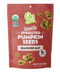 Go Raw Organic Sprouted Pumpkin Seeds - Sea Salted Pepita Snack | Keto, Non-GMO, Vegan, Gluten-Free, Kosher, Paleo, Protein-Packed Superfood, Healthy Vegan Snack for Adults and Kids, 14oz Bag