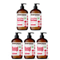 Everyone Nourishing Ruby Grapefruit Set Body Lotion 32 Ounce 2 Pack Hand Soap 12.75 Ounce 3 Pack PlantBased Cleanser and Lotion with Pure Essential Oils Coconut Oil Aloe Vera and Vitamin E