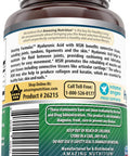 Amazing Formulas Hyaluronic Acid & Msm Supplement | 500 Mg | 120 Capsules | Non-Gmo | Gluten Free | (Pack Of 2)