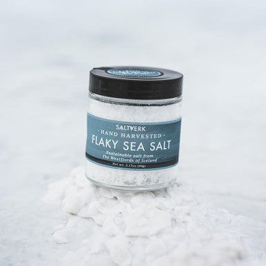 Saltverk Flaky Sea Salt 3.17 Ounces of Handcrafted Gourmet Salt Flakes from Iceland