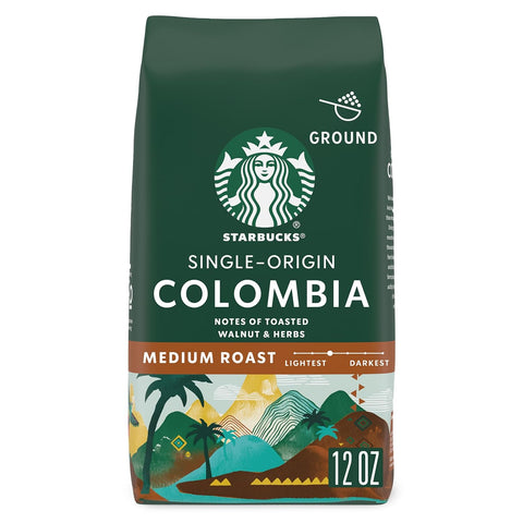 Starbucks Ground Coffee, Medium Roast Coffee, House Blend, 100% Arabica, 1 bag (18 oz)