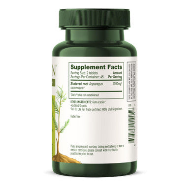 Banyan Botanicals Shatavari Tablets Organic Asparagus Racemosus Root Rejuvenating Adaptogen Tonic That Supports A Healthy Reproductive System* 90 Tablets Non Gmo Sustainably Sourced Vegan