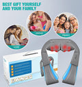 Shiatsu Neck And Back Massager With Heat, Deep Tissue 4D Kneading Massage Pillow For Neck, Back, Shoulder, Leg, Body Muscle Pain Relief, Use At Home, Office, Car