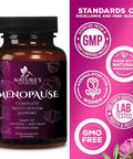 Nature'S Nutrition Menopause Supplements for Women - Menopause Relief with Natural Ingredients for Mild Hot Flashes Night Sweats & Natural Balance Support Non-GMO & Gluten Menopause Vitamins - 60 Capsules
