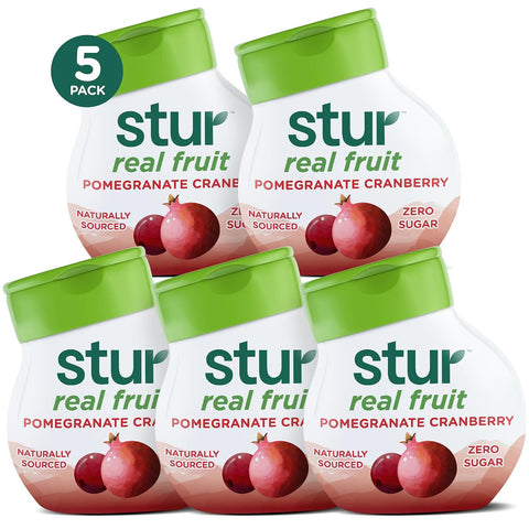 Stur Liquid Water Enhancer Peach Mango Sweetened with Stevia High in Vitamin C & Antioxidants Sugar Zero Calories Keto Vegan 5 Bottles Makes 120 Drinks