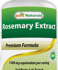 Best Naturals Rosemary Extract 1500 mg Equivalent Per Serving- 120 Capsules