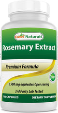 Best Naturals Rosemary Extract 1500 mg Equivalent Per Serving- 120 Capsules