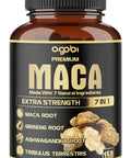 7In1 Premium Maca Root Capsules - With Ashwagandha, Ginseng, Tribulus, Shilajit, Shatavari & Black Pepper - Natural Energy, Performance & Mood Support - 150 Counts For 5 Months