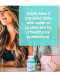 SkinnyFit Daily Glow: Hair, Skin and Nails Supplement for Youthful-Looking Skin, Brighter Complexion, (60 Capsules)