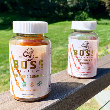 Boss Bears Turmeric Gummies (30 Servings, Ginger)