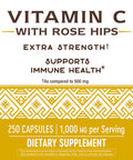 Nature'S Way Vitamin C With Rose Hips; 1000 Mg Vitamin C Per Serving; 250 Capsules