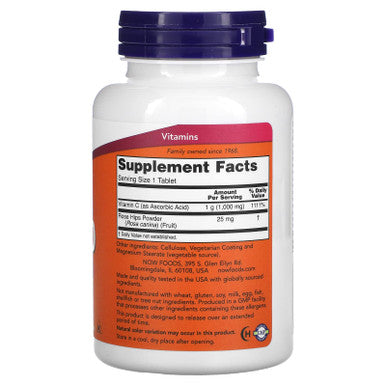 Now Foods Vitamin C-1000 Sustained Release 100 Tablets