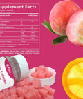 Marine Collagen Gummies- Multi-Benefit Blend Of Vitamin Collagen Gummies For Healthy Skin Support With Vitamin C, Zinc, And Biotin, Hydrolyzed Collagen.(2 Pack)