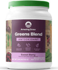 Amazing Grass Greens Blend Antioxidant: Super Greens Powder with Spirulina, Beet Root Powder,Elderberry & Probiotics, Sweet Berry, 100 Servings (Packaging May Vary)