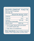 BodyBio Sodium Butyrate 600 mg 100 Capsules