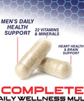 Multivitamin for Men Vitamin A C D E Zinc Calcium Multivitamins for Immune Health Support Vitamin B12 Men's Daily Multivitamin Supplement Capsules NonGMO Mens Multi Vitamins 60 Capsules