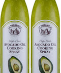 La Tourangelle, Avocado Oil Spray, All-Natural Handcrafted from Premium Avocados, Great for Cooking, Butter Substitute, and Skin and Hair Care, Spray Cooking and Grilling Oil, 5 fl oz (Pack of 2)