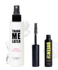 Elizabeth Mott - Thank Me Later Face Makeup Setting Spray And Queen Of The Fill Clear Sculpting Brow Gel (2-Pack Bundle)
