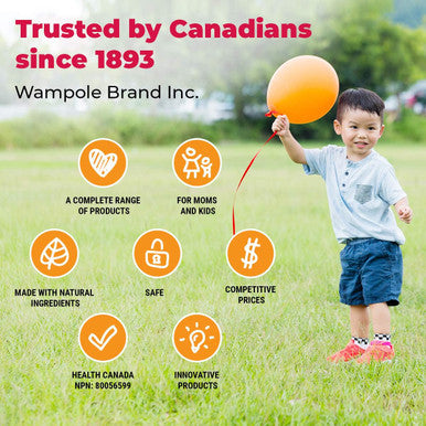Wampole Adorable Kids Multivitamins Chew 100% of 4-18 Y/O Daily Intake 60 chewable tablets