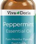 Viva Doria 100% Pure Northwest Peppermint Essential Oil, Undiluted, Food Grade, 118 mL (4 Fluid Ounce)