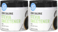 Happy Belly Stevia Sweetener Powder, Zero Calorie Sugar Substitute for Baking and Drinks, 9.8 ounce Bottle (Pack of 2)
