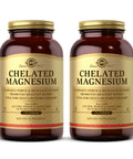 Solgar Chelated Magnesium - 250 Tablets Pack Of 2 - Supports Nerve & Muscle Function - Non-Gmo Vegan Gluten Free Dairy Free Kosher - Approx 124 Servings