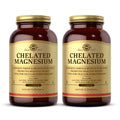 Solgar Chelated Magnesium - 250 Tablets Pack Of 2 - Supports Nerve & Muscle Function - Non-Gmo Vegan Gluten Free Dairy Free Kosher - Approx 124 Servings