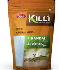 KILLI Pirandai | Hadjod | Veld Grape | Cissus quadrangularis | Nalleru Powder, 100g (Pack of 2)
