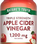 Nature's Truth Apple Cider Vinegar Vegan Capsules | 1200mg | 60 Veggie Pills | Extra Strength | Vegan, Non-GMO and Gluten Free Supplement | 60 Veggie Pills | Extra Strength | Vegan, Non-GMO and Gluten Free Supplement