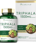 Carlyle Triphala Capsules 1500mg 180 Count