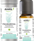 Le Comptoir Aroma Huile Essentielle Biologique De Palmarosa - 100% Biologique, Pure Et Naturelle. Made In France. Organic Essential Oil Of Palmarosa