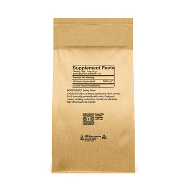 PURE ORIGINAL INGREDIENTS Barley Grass Powder, 1 Lb, Herbal Supplement, Always Pure, No Fillers