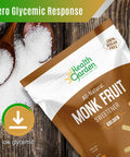 Health Garden Monk Fruit Sweetener Golden- Non Gmo - Gluten - Sugar Substitute - her - Keto Friendly (3 Lbs) (9505)