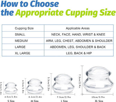 Elera Silicone Cupping Therapy Set, Professionally Chinese Massage Cups For Cupping Therapy And Cellulite Reduction (7 Cups)