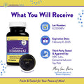 InnovixLabs Full Spectrum Vitamin K2 with MK7 and MK4 AllTrans Bioactive K2 600 mcg K2 per Pill Soy Gluten NonGMO 90 Capsules Supports Healthy Bones Arteries Vitamin K2 MK7 MK4