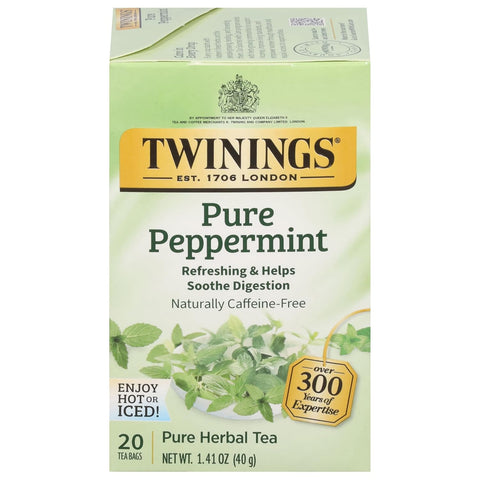 Twinings Lemon & Ginger, Caffeine-Free Herbal Tea Bags, 100 CT Box (1 Pack) | Spicy & Tangy, Ginger, Lemon Peel, Lemongrass, Blackberry Leaves, Soothe Digestion, 100 Foil Lined Individually Wrapped Bags