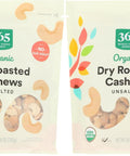 365 by Whole Foods Market, Organic Roasted & Salted Cashews, 10 Ounce