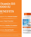 Doctor'S Best Doctors Best Vegan Vitamin D3 2500 Iu Veg Caps - Vegan Vitamin D Supplement For Men & Women Helps Support Calcium Absorption Heart Health & Immune Support 62.5 Mcg Per Serving 60 Veggie Capsules